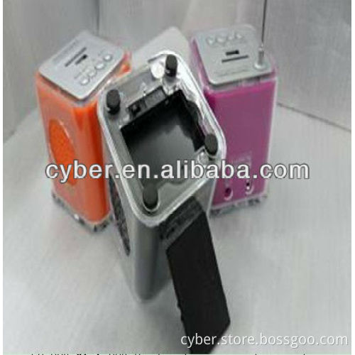 good quality mini speaker with FM T-630, support USB,SD card